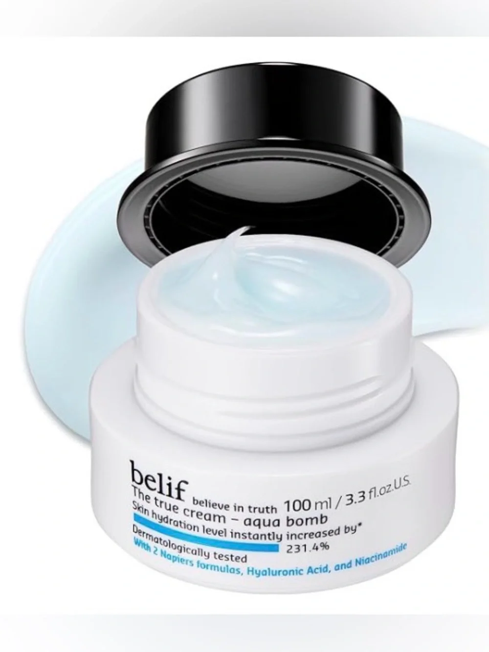 belif The True Cream Aqua Bomb Weightless Face Moisturizer 3.3oz 100ml NEW